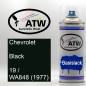 Preview: Chevrolet, Black, 19 / WA848 (1977): 400ml Sprühdose, von ATW Autoteile West.